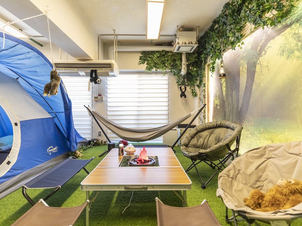 デザイン ルーム 禁煙 共用バスルーム 客室2 | おもてなしホステル 宮島