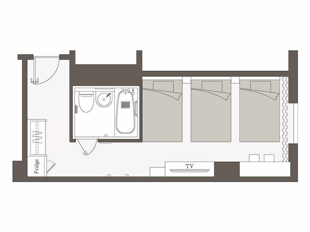 スーペリアトリプル (禁煙) 客室1 | 三井ガーデンホテル京橋