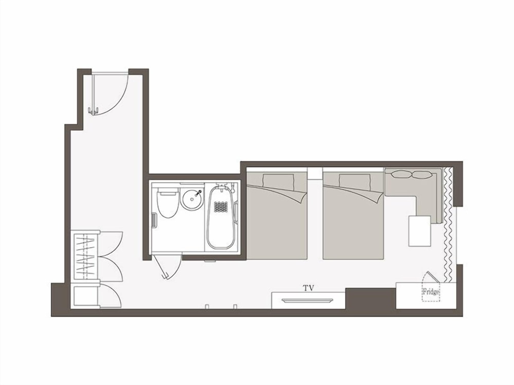 スーペリアツイン (喫煙可) 客室2 | 三井ガーデンホテル京橋