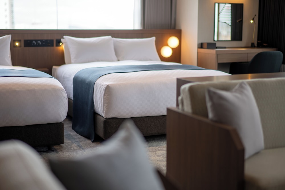 エグゼクティブ ツインルーム ダブルベッド 2 台 禁煙 リバービュー 客室2 | 新潟グランドホテル