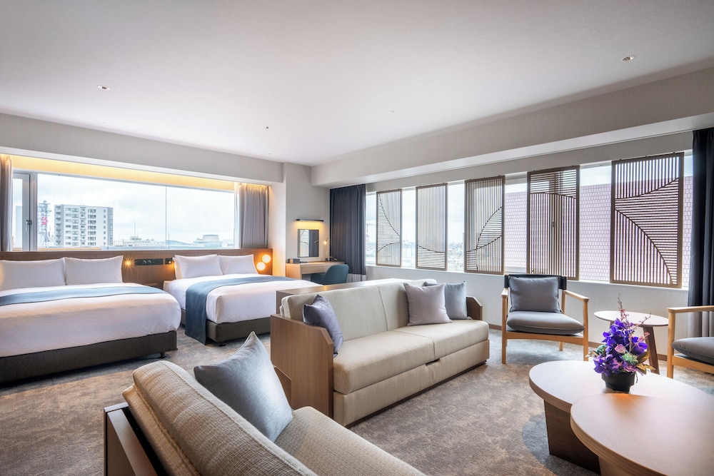 エグゼクティブ ツインルーム ダブルベッド 2 台 禁煙 リバービュー | 新潟グランドホテル