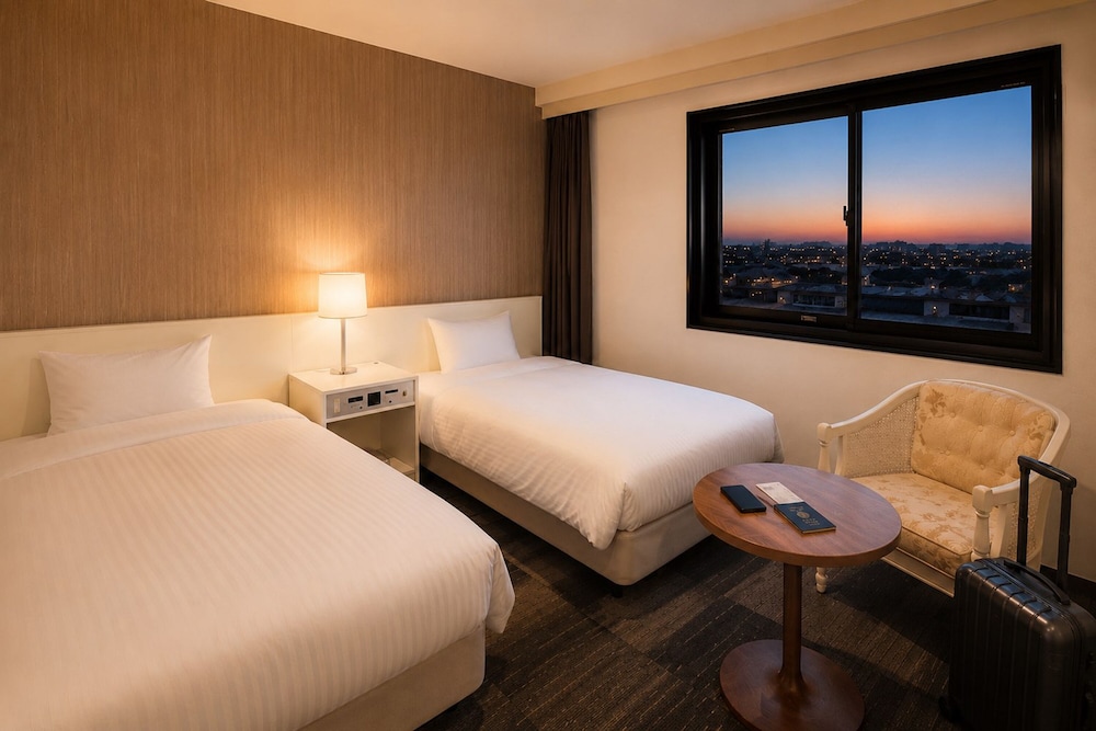 [喫煙] ツインルーム バス/トイレ付 客室7 | シティホテル エアポートインプリンス