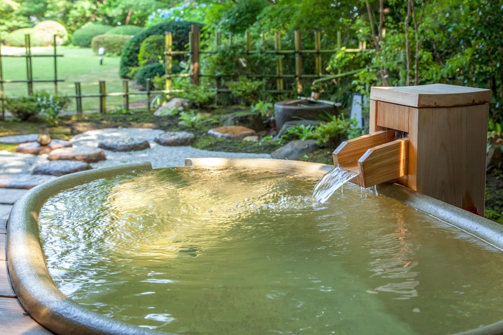 庭園露天風呂付和モダン各室 バスルーム0 | 那須温泉 山楽