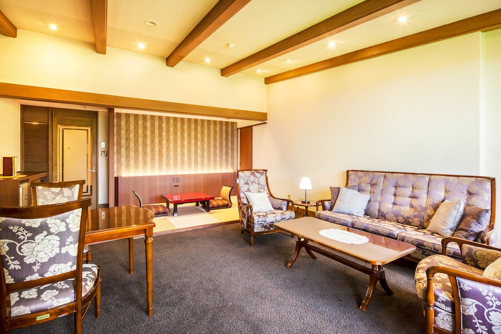 露天風呂付特別和洋室カトレア | 那須温泉 山楽