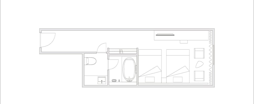 デラックス ツインルーム 禁煙 客室5 | ダイワロイネットホテル京都駅前 PREMIER