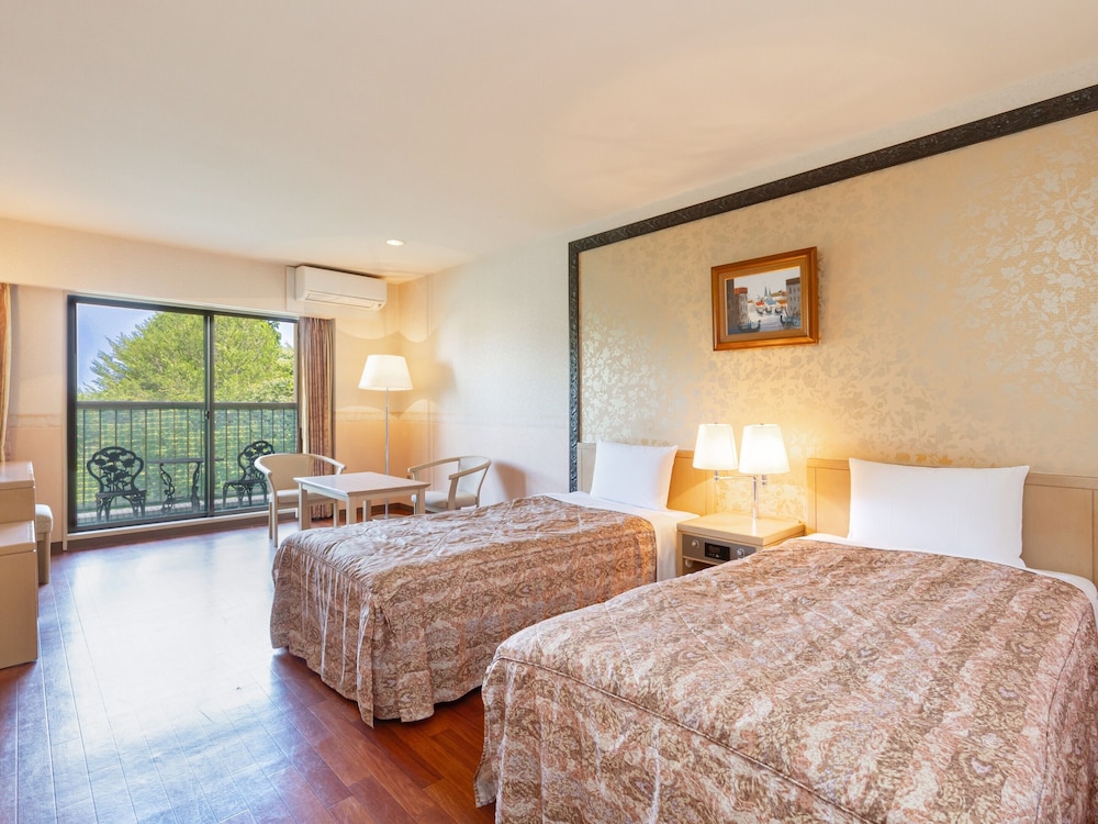 [ドッグフレンドリールーム] スタンダードツイン (禁煙) | ほったらかしの宿 ゆうふり伊豆高原