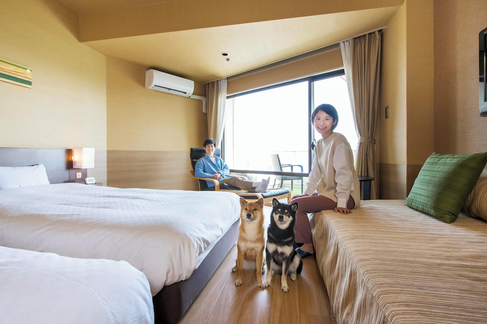 【テラス付】スタンダードツイン (禁煙) | 伊豆高原わんわんパラダイスホテル＆コテージ