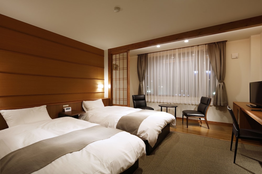 ツインルーム 禁煙 (Type B) | 湯の川温泉 笑 函館屋