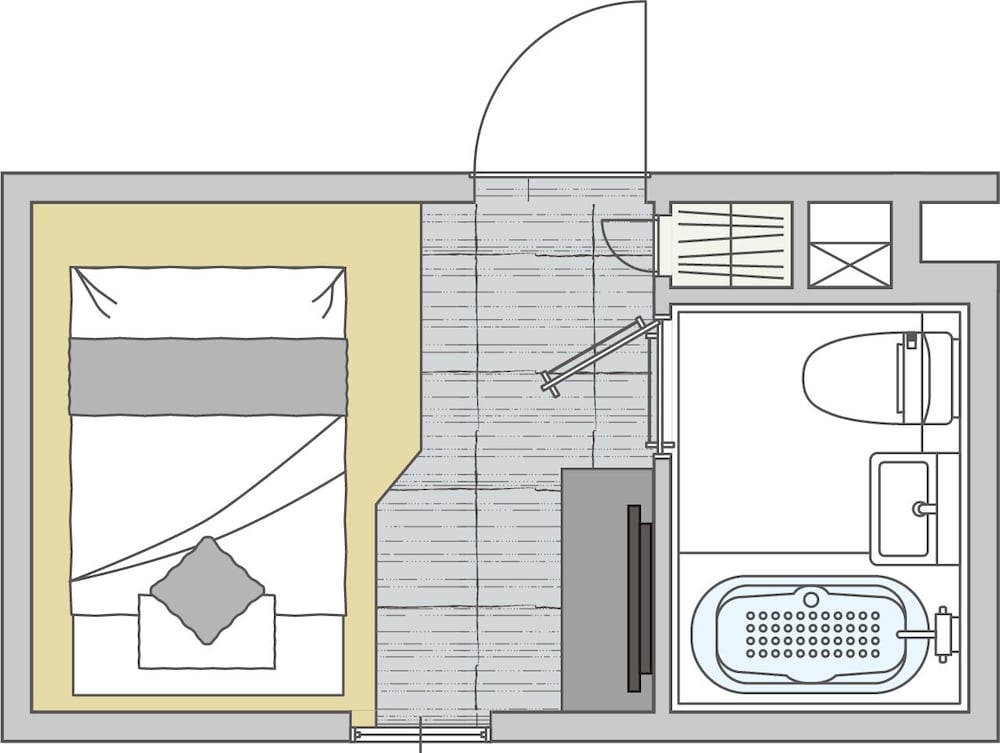 スタンダード ダブルルーム 禁煙 客室2 | ホテル アマネク 銀座イースト