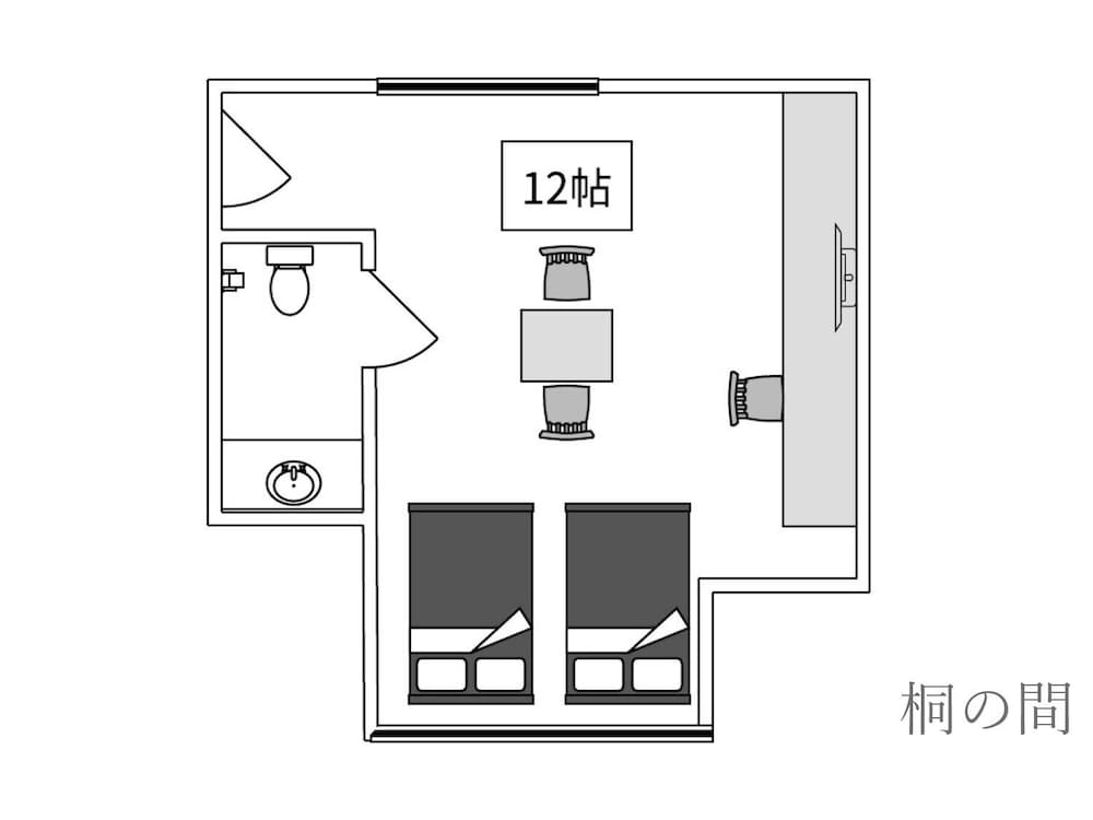 桐の間 客室12 | 割烹旅館 ゆめさき