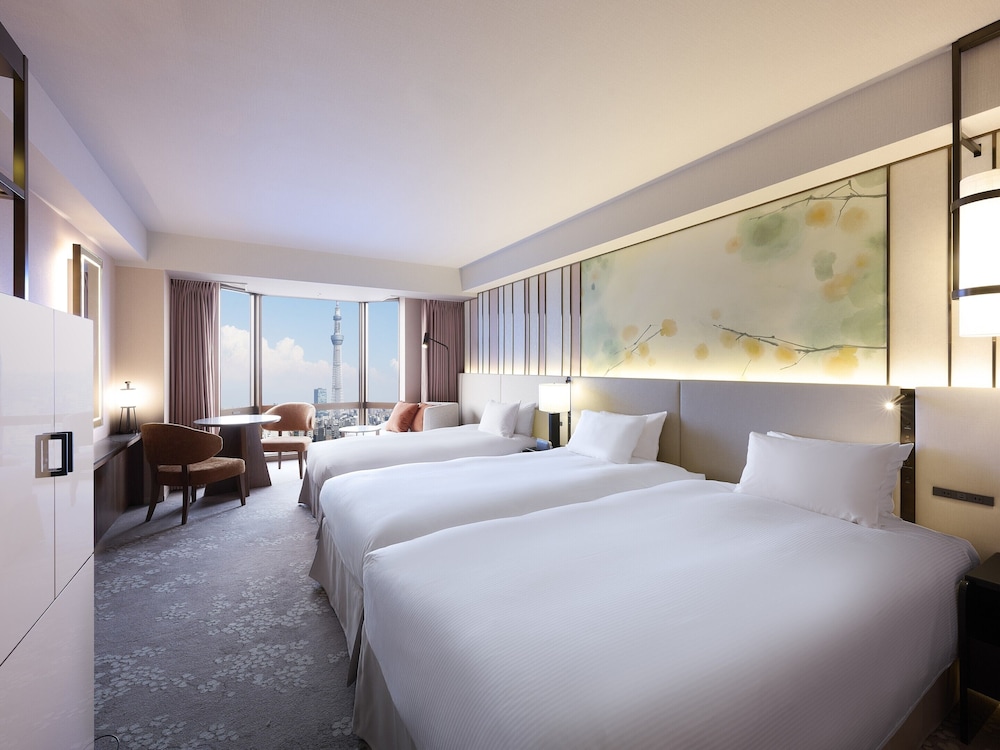 エグゼクティブ デラックス ツイン　スカイツリー側（大人3名用/ラウンジアクセス付） | 浅草ビューホテル