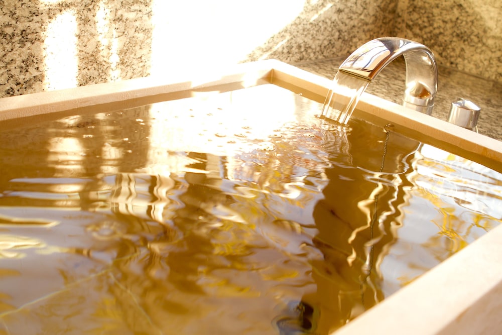 -檜 HINOKI- 檜風呂付10畳+広縁+踏込 バスルーム0 | 湯河原リトリート ご縁の杜