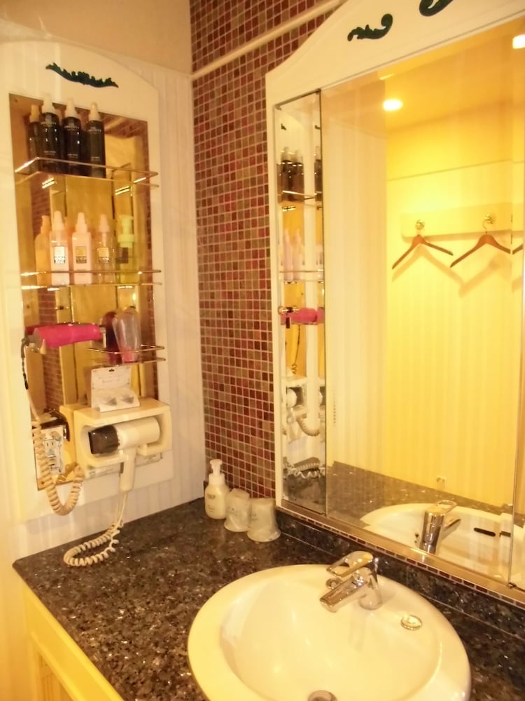 スタンダード ダブルルーム (1 King Size Bed) バスルームのシンク0 | HOTEL DD 香芝店