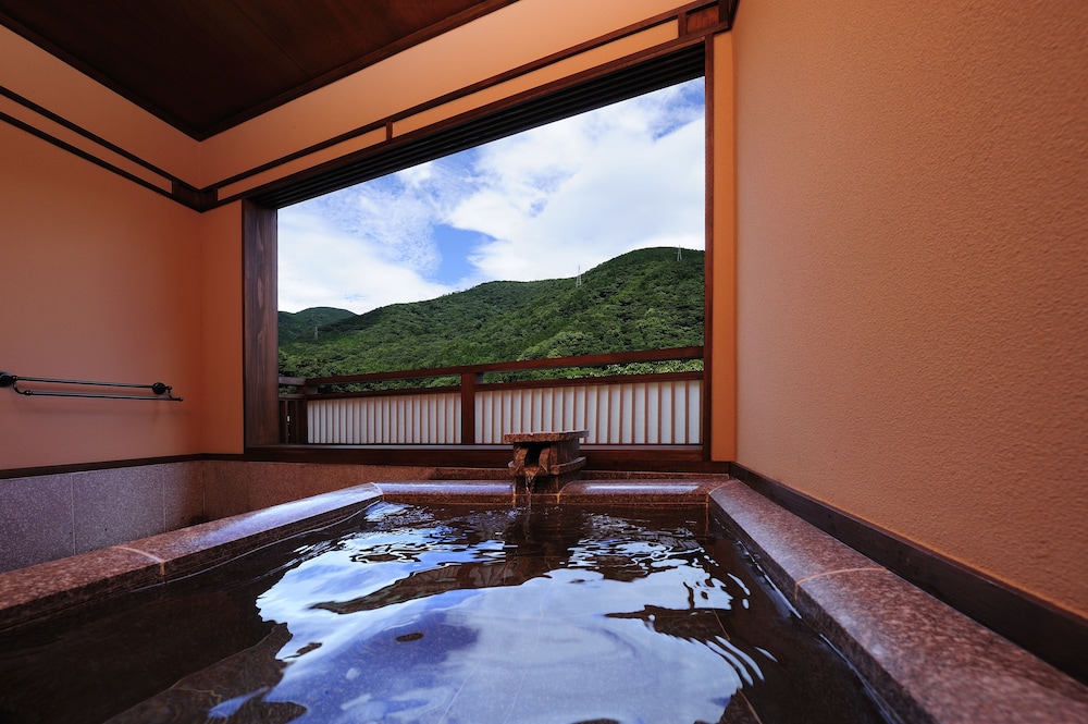 [専用風呂] 部屋タイプ指定なし 貸切温泉30分付き 夕朝部屋食 禁煙 深めの浴槽1 | 彌榮館