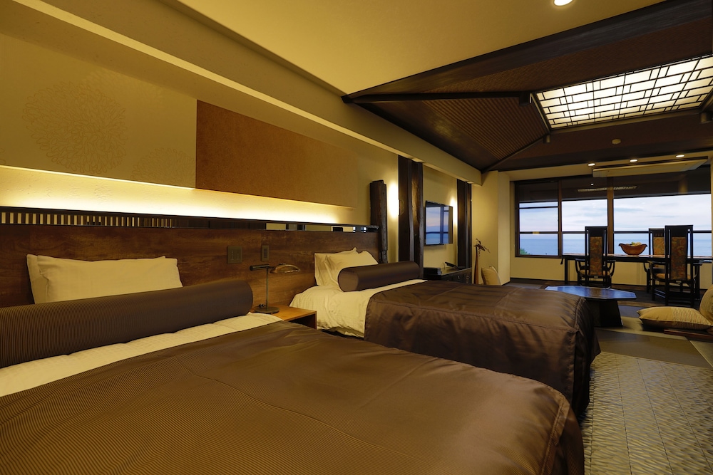 デラックス スタジオスイート スパ浴槽 オーシャンビュー 客室1 | 海のほてる いさば