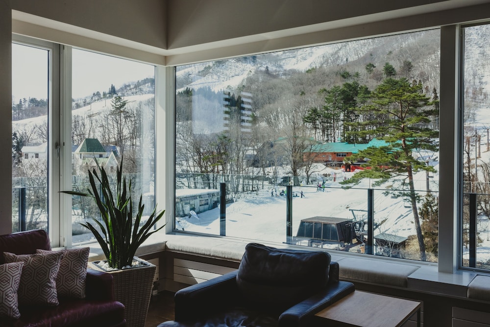 スーペリア コンドミニアム 1 ベッドルーム マウンテンサイド リビング エリア5 | マウンテンサイド白馬