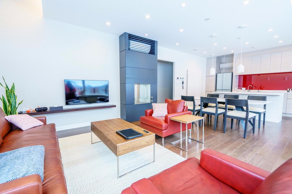 スーペリア コンドミニアム 3 ベッドルーム マウンテンサイド リビング エリア0 | マウンテンサイド白馬