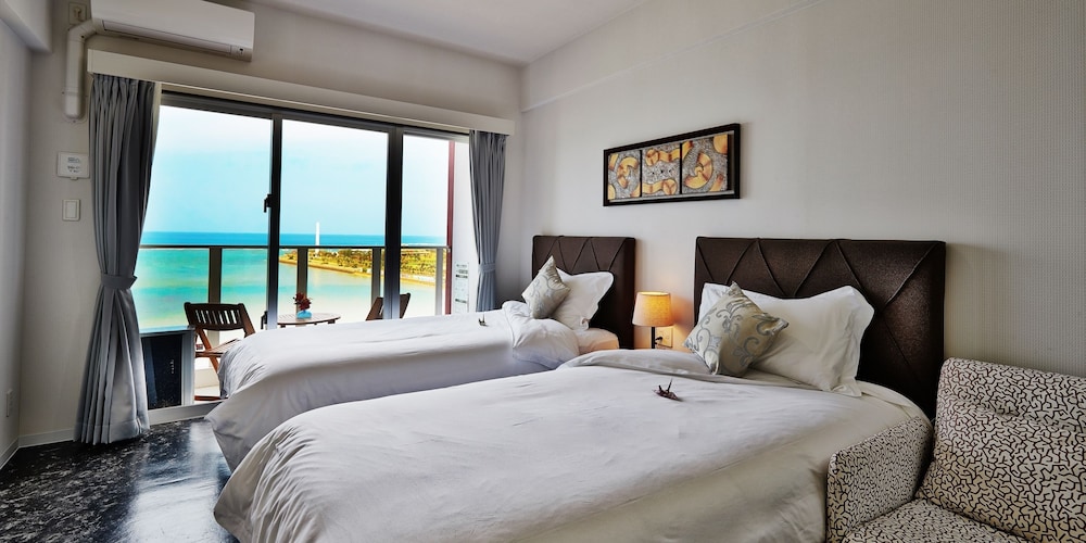 デラックス ツインルーム 禁煙 オーシャンビュー 客室8 | ビーチフロントタワーミハマ by DSH