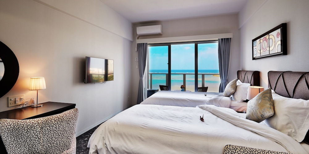 デラックス ツインルーム 禁煙 オーシャンビュー 客室11 | ビーチフロントタワーミハマ by DSH