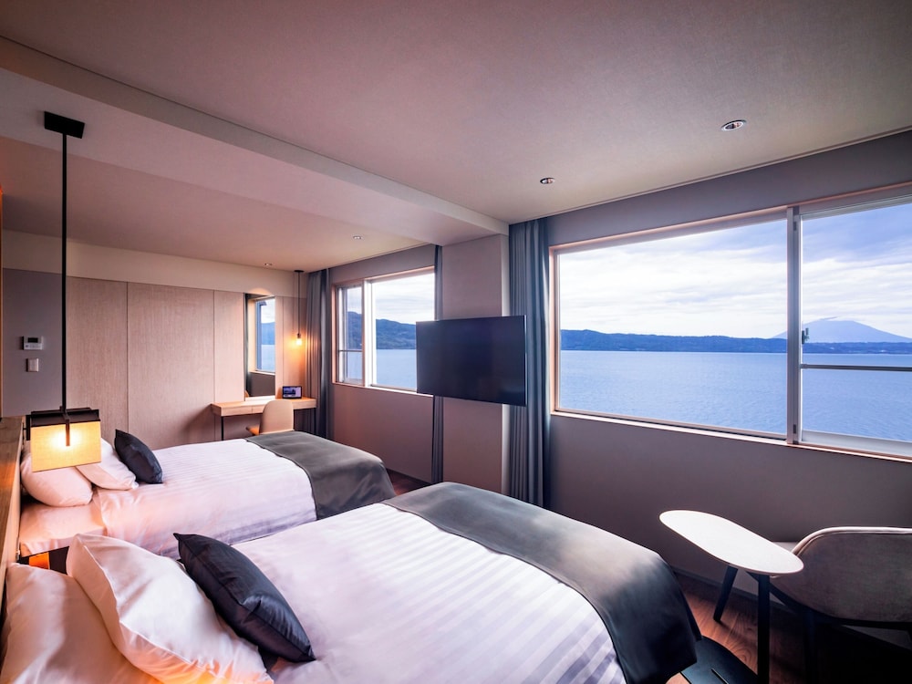 倶楽部館　デラックスツイン 禁煙 (buffet) 客室3 | ザ レイクビュー TOYA 乃の風リゾート