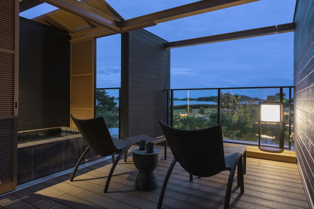 ガーデンテラス ビューバス デラックスツイン/ LW2階 禁煙 テラス / パティオ0 | 松島一の坊