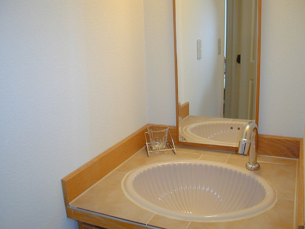ツインルーム 共用バスルーム バスルームのシンク0 | ブルーイングリーン