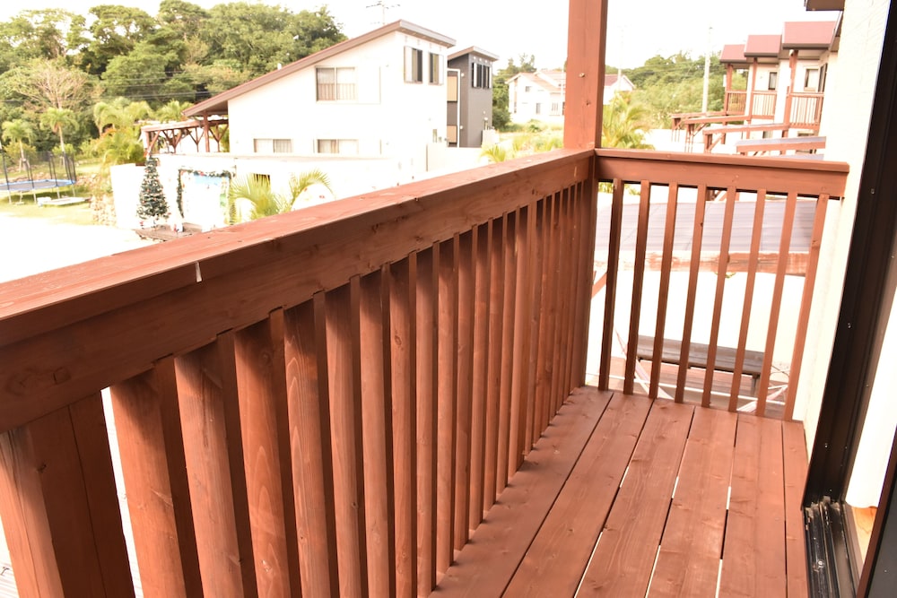 2号店のレギュラータイプ (ダブルベッド2台 <3名以降はお布団配置>) バルコニーからの眺望0 | 美ら海ビレッジ