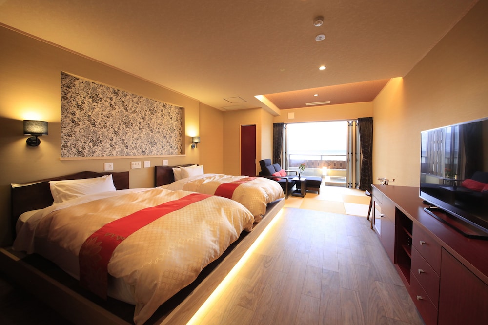 [離れ] Type A/温泉露天風呂+足湯+和洋室 (ツイン) 禁煙(12歳以下は宿泊頂けません) | 天翠茶寮