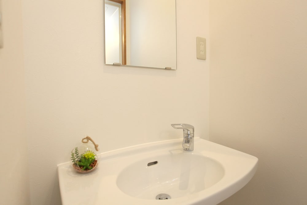 2段ベッド 貸切 バスルームのシンク1 | フジヤマベース