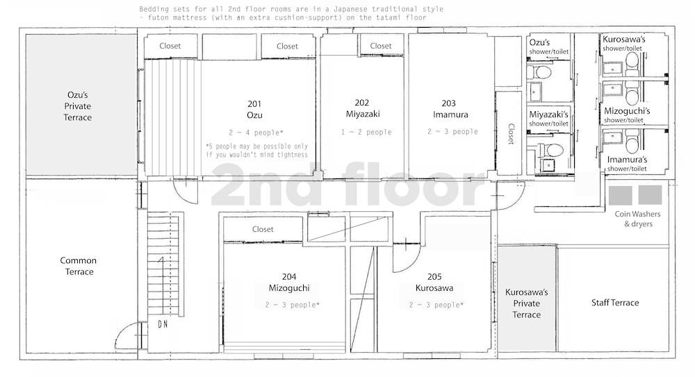 トラディショナル トリプルルーム フロアマップ0 | ウノ・ポート・イン