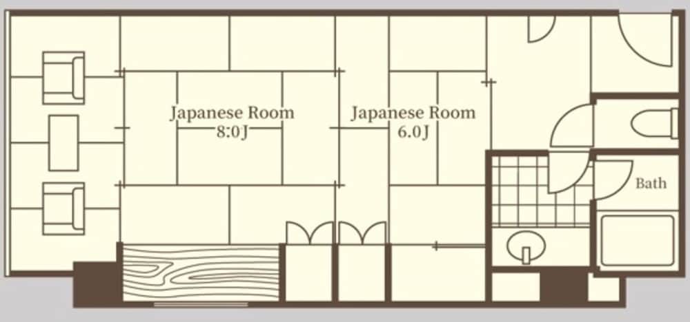 オーシャンビュー和室スーペリア [14帖] 禁煙 客室1 | 新八屋