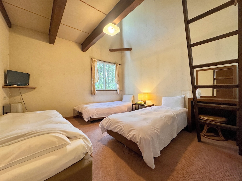 スーペリア トリプルルーム 共用バスルーム 客室9 | ペンショオーネ ランタンリルン