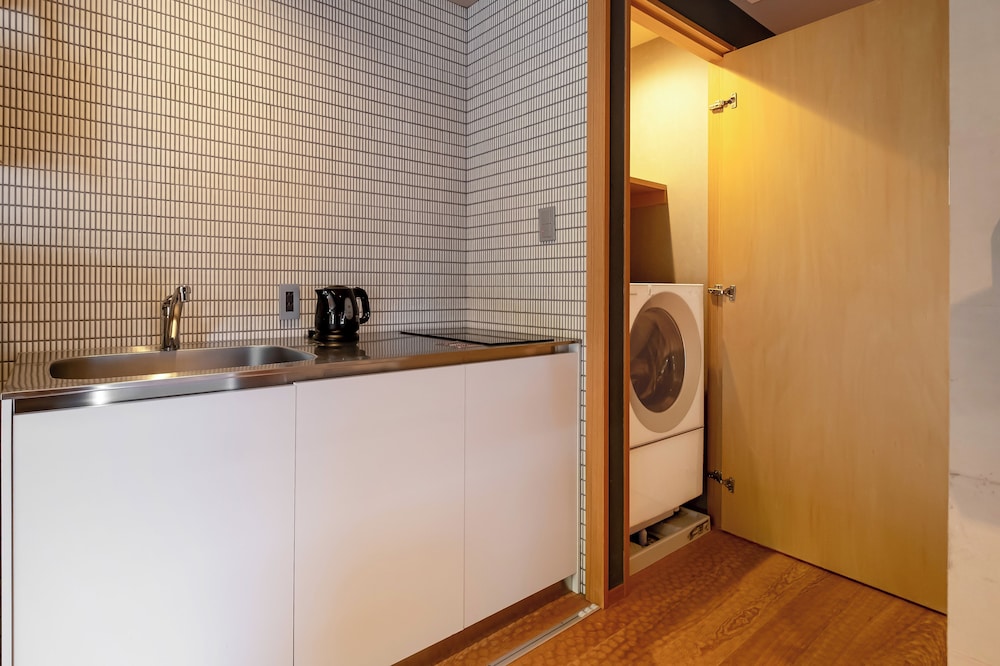 スーペリア ルーム ガーデンビュー 専用キッチン0 | ゴザンホテル & サービスアパートメント東山三条