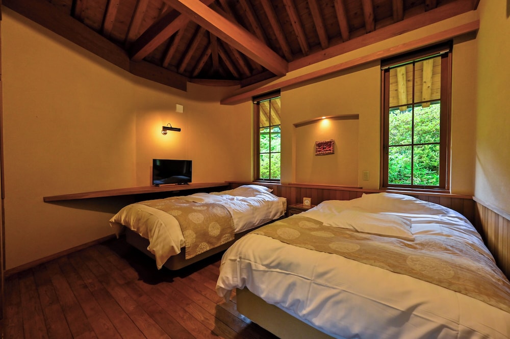 和洋室　バリアフリー　由布岳ビュー　『石竹』 客室3 | 湯富里の宿 一壷天