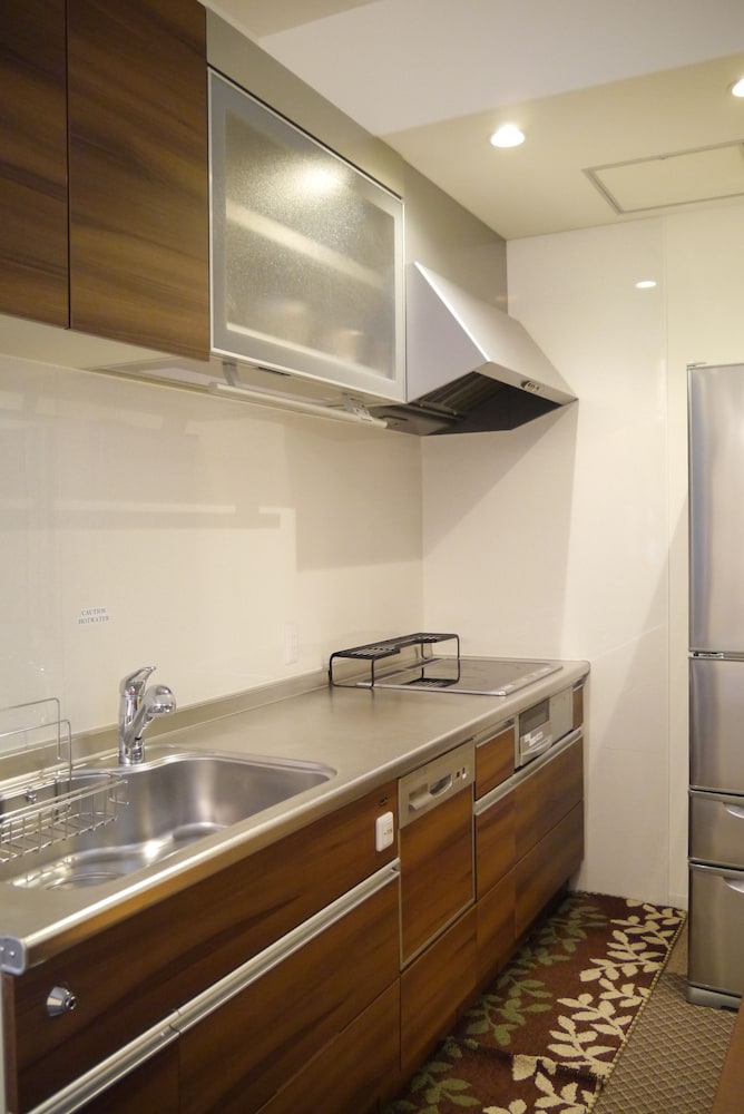 デラックス ルーム 1 ベッドルーム キッチン シティビュー 専用キッチン0 | R&Run Kyoto serviced apartment & suites