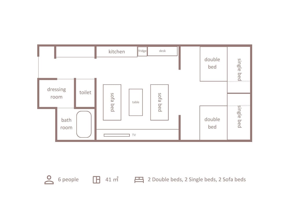 スーペリアファミリーロフトベットルーム（Ｂ） フロアマップ0 | Minn 十三