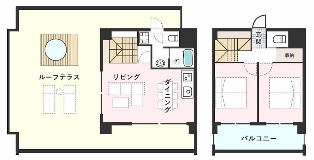 ファミリー ルーム 禁煙 フロアマップ0 | シーサイドコンドミニアム ラナ北谷