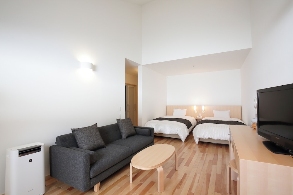 メープルツイン (バスタブ付) 禁煙 客室1 | ログホテル ザ メープルロッジ