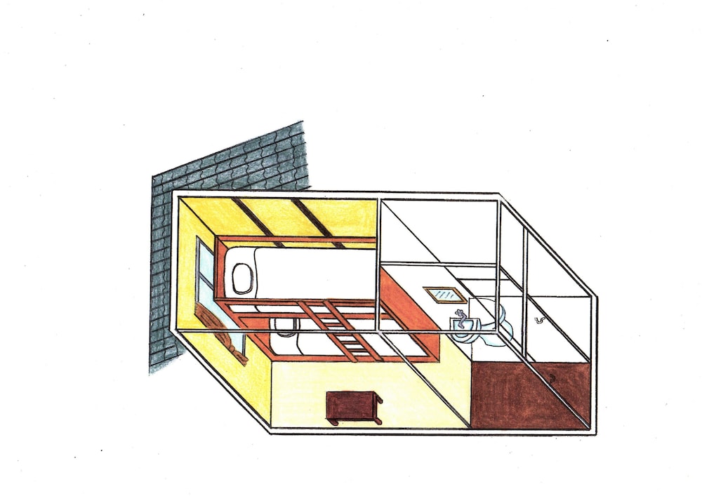 エコノミーツイン和室 フロアマップ0 | はる家 梅小路