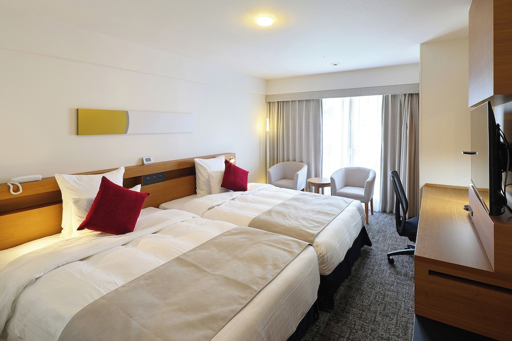 プレミアム ルーム ダブルベッド 2 台 (High Floor) 客室1 | ANAクラウンプラザホテル長崎グラバーヒル by IHG