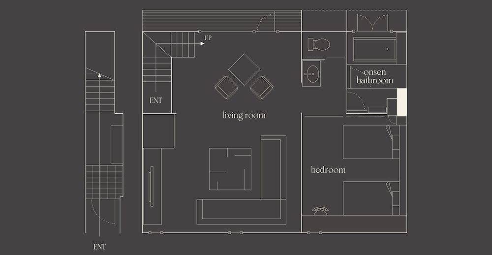 スイート 専用バスルーム 中 2 階 客室1 | 小樽旅亭 藏群