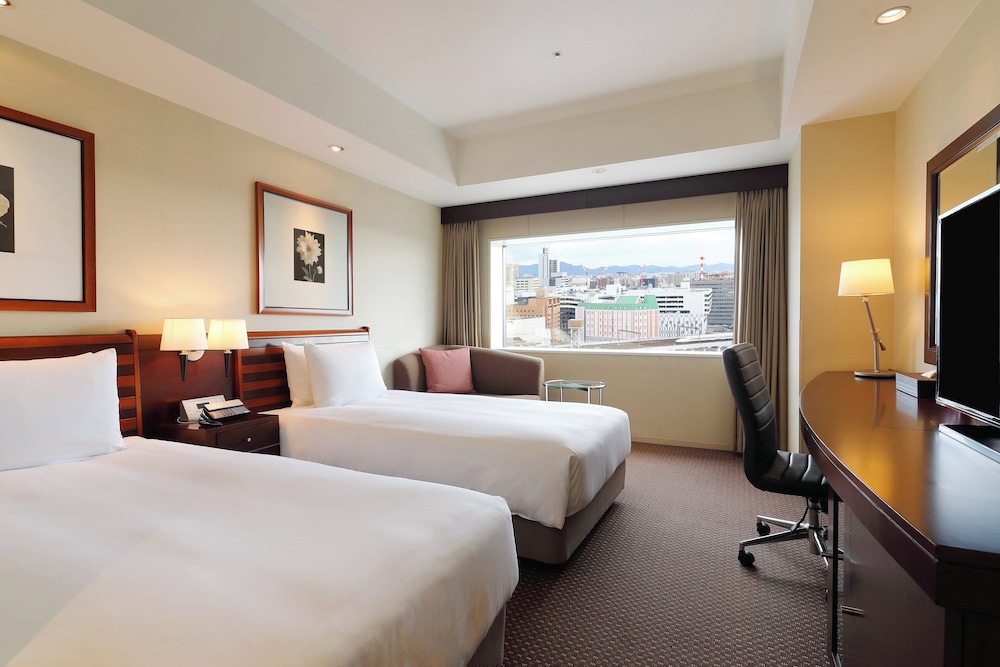 プレミアム ルーム シングルベッド 2 台 シティビュー | ANAクラウンプラザホテル岡山 by IHG