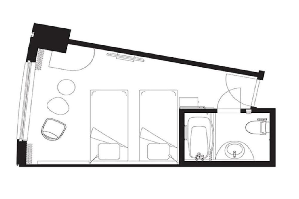 スタンダード ツインルーム シングルベッド 2 台 禁煙 施設内の設備0 | 札幌プリンスホテル