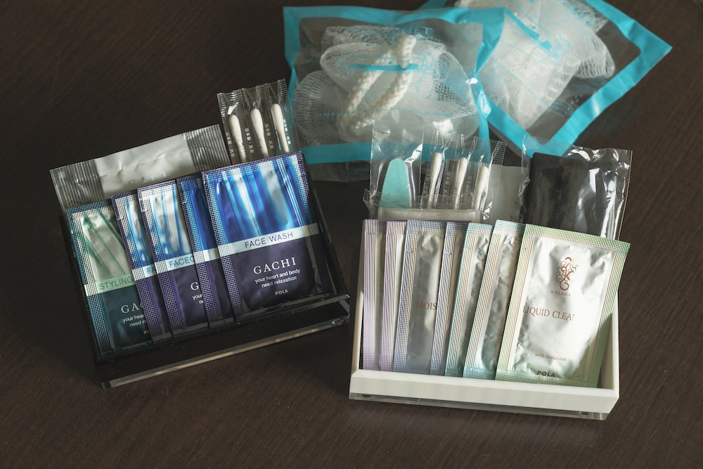 エグゼクティブ デラックス コーナールーム トリプル 禁煙(27㎡, ベッド3台） バスルームの設備0 | ホテルブライトンシティ大阪北浜