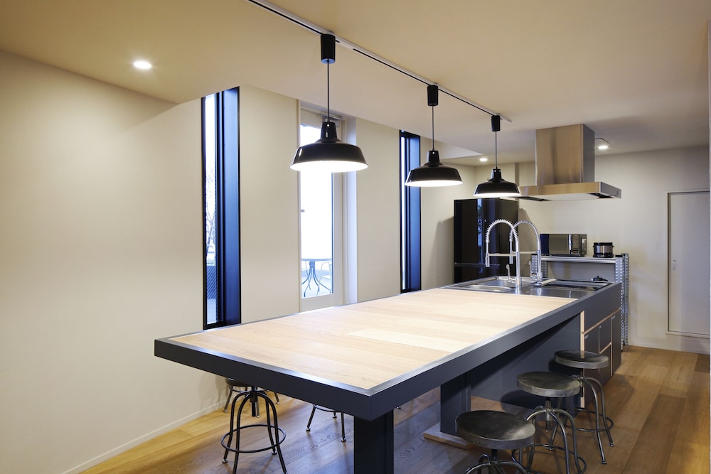 Bunk Twin with Shared Bathroom 共用キッチン0 | HakoBA 函館 by THE SHARE HOTELS