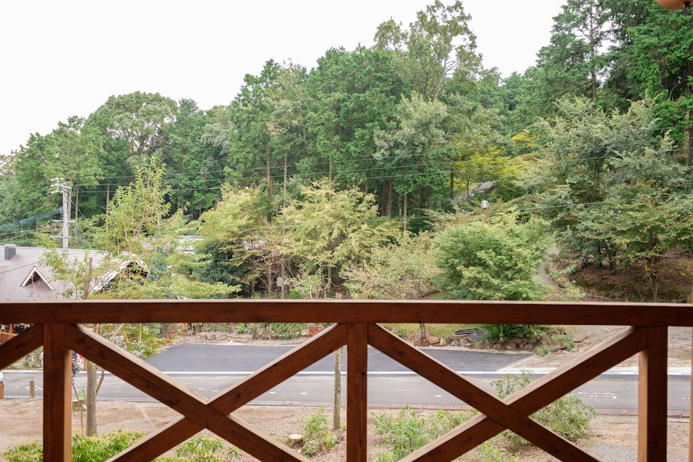 ログハウス (ベッドタイプ選択不可) 部屋からの景観0 | かいがけ温泉 きのこの里