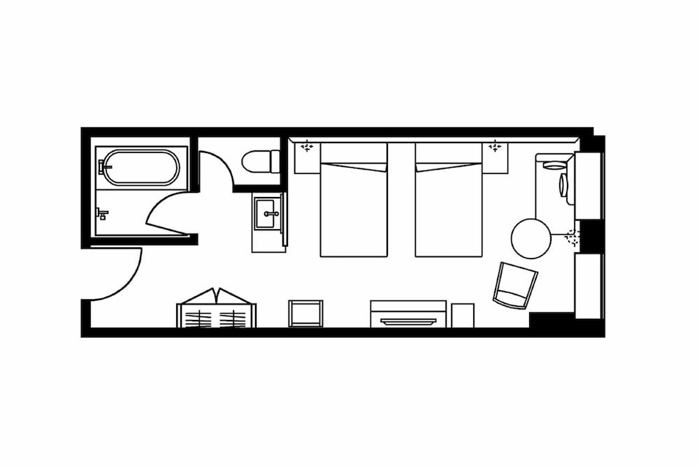 (最上階 36階) スカイツイン キャナルサイド 禁煙 客室7 | 名古屋プリンスホテル スカイタワー