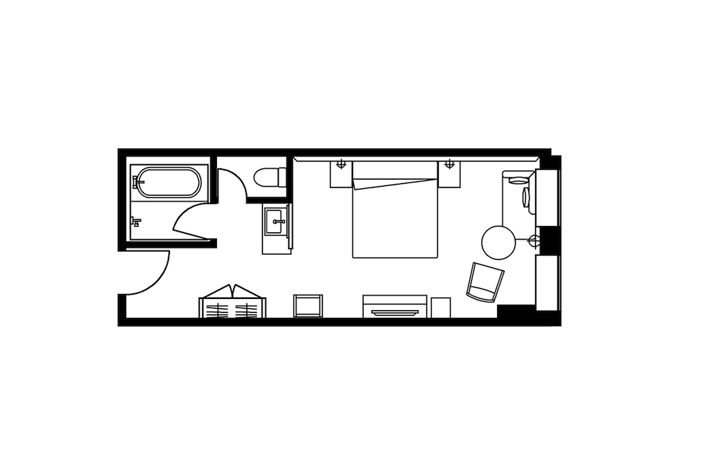 (最上階 36階) スカイツイン キャナルサイド 禁煙 客室8 | 名古屋プリンスホテル スカイタワー