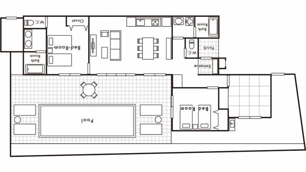PLAGE 客室1 | Ahman Suite Villa Sumuide