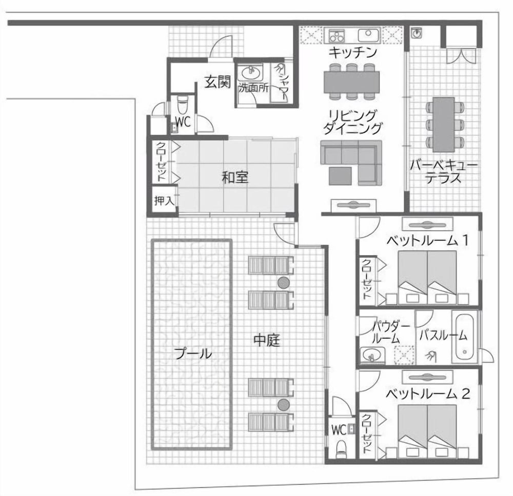 ORCHID 客室1 | Ahman Suite Villa Sumuide